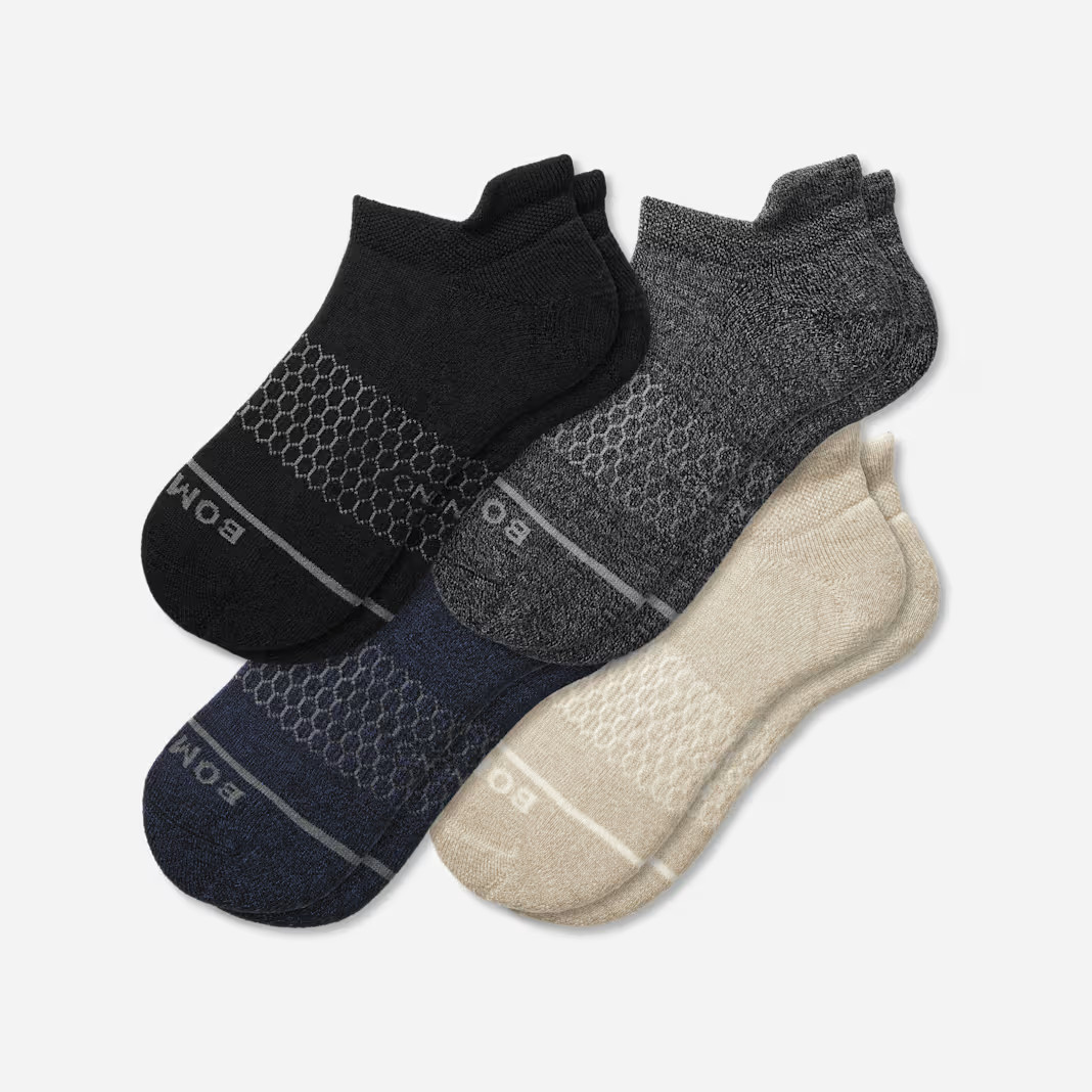 Women's Merino Wool Blend Ankle Sock 4-Pack | Bombas