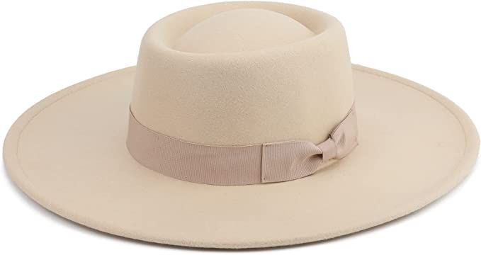 Pro Celia Big Wide Brim Women Fedora Hat | Amazon (US)