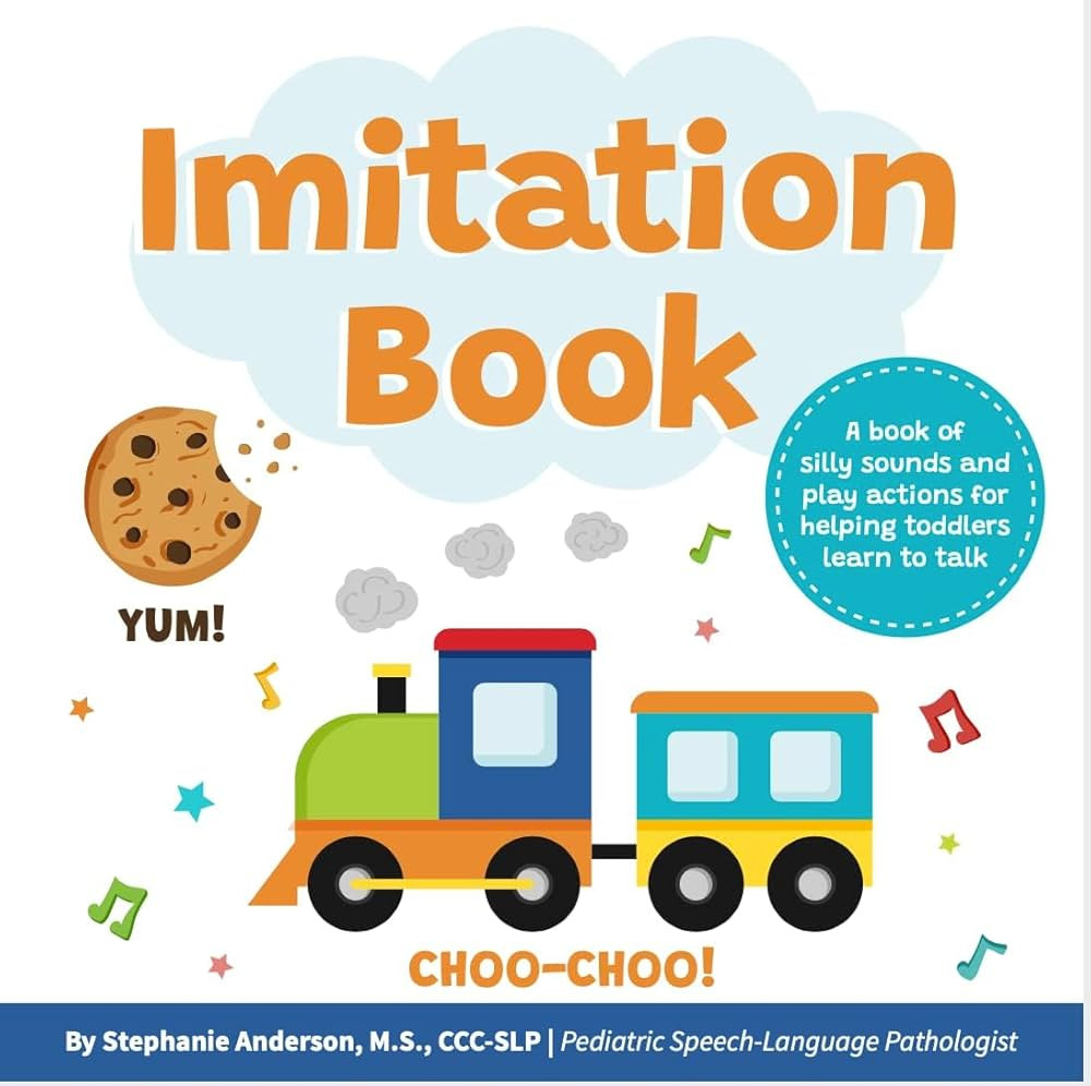 Imitation Book: Interactive & Fun Learn to Talk Board Book For Toddlers Ages 0-4, Written by a Sp... | Amazon (US)