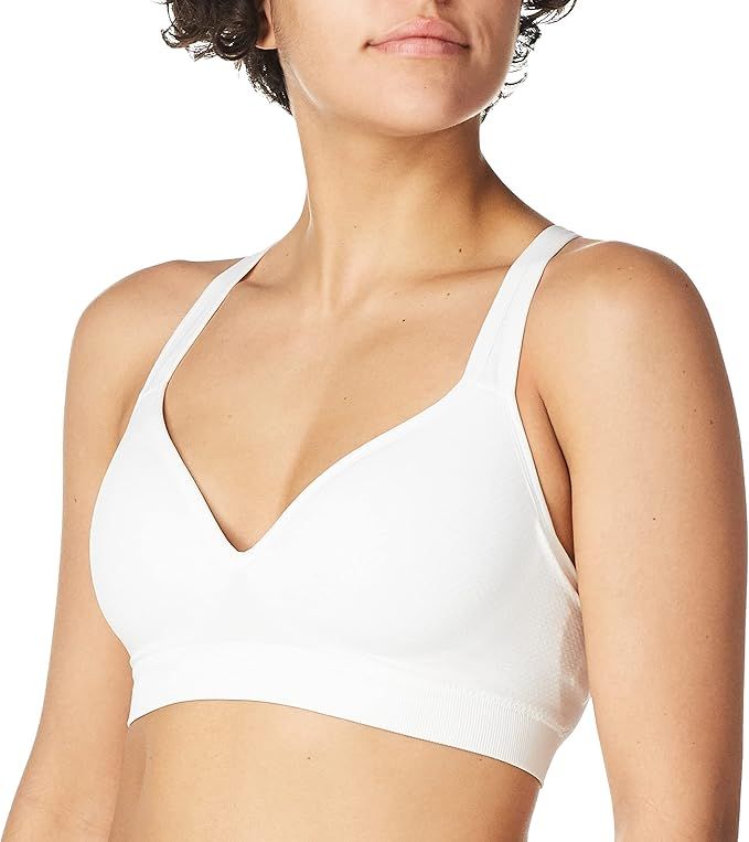 Jockey Women's Activewear Mid Impact Molded Cup Seamless Sports Bra | Amazon (US)