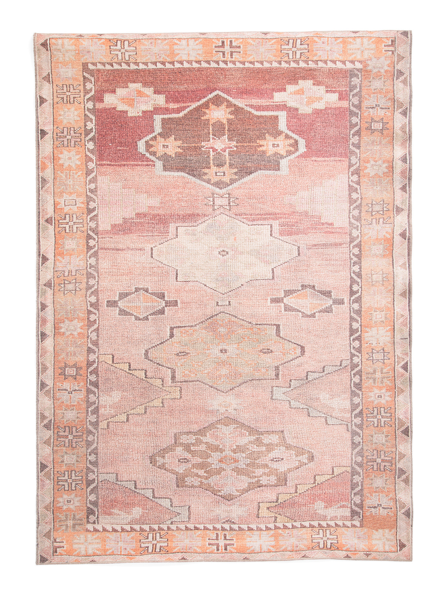 Made In Turkey 4x6 Washable Canteena Vintage Look Area Rug | TJ Maxx