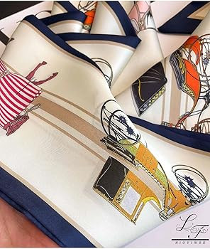 Head Scarf Hair Neck Scarves For Women Purse Bag Scarfs For Handbags Silky Long Thin Satin Headsc... | Amazon (US)