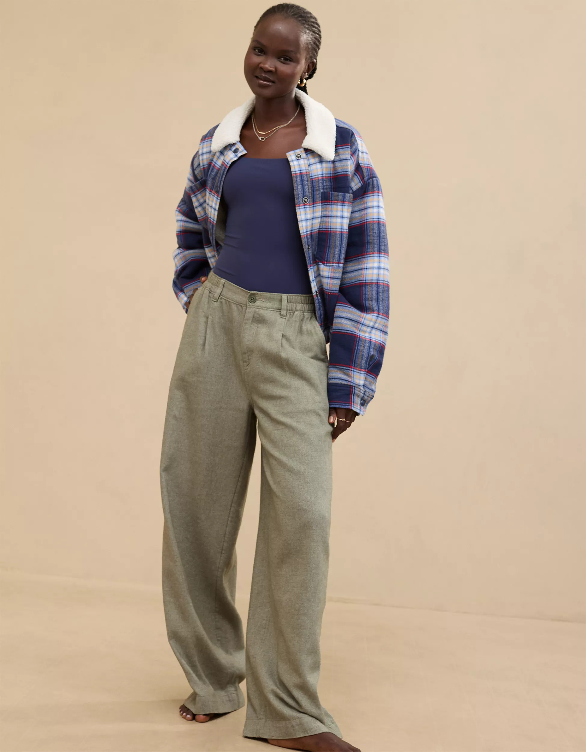 Aerie Anytime High Waisted Trouser | Aerie