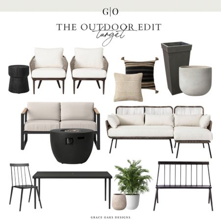 the outdoor edit: target outdoor furniture & decor. favorite affordable and beautiful patio must haves!

rattan outdoor furniture. patio chairs. Porch chairs. Outdoor chairs. Planters. Outdoor sofa. Outdoor dining. Modern neutral outdoor furniture  

#LTKFind #LTKhome #LTKSeasonal