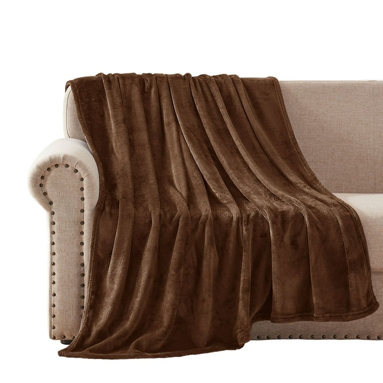 Exclusivo Mezcla Fleece Throw Blanket for Couch/Sofa/Bed,Plush Soft Blankets and Throws,Lightweig... | Walmart (US)
