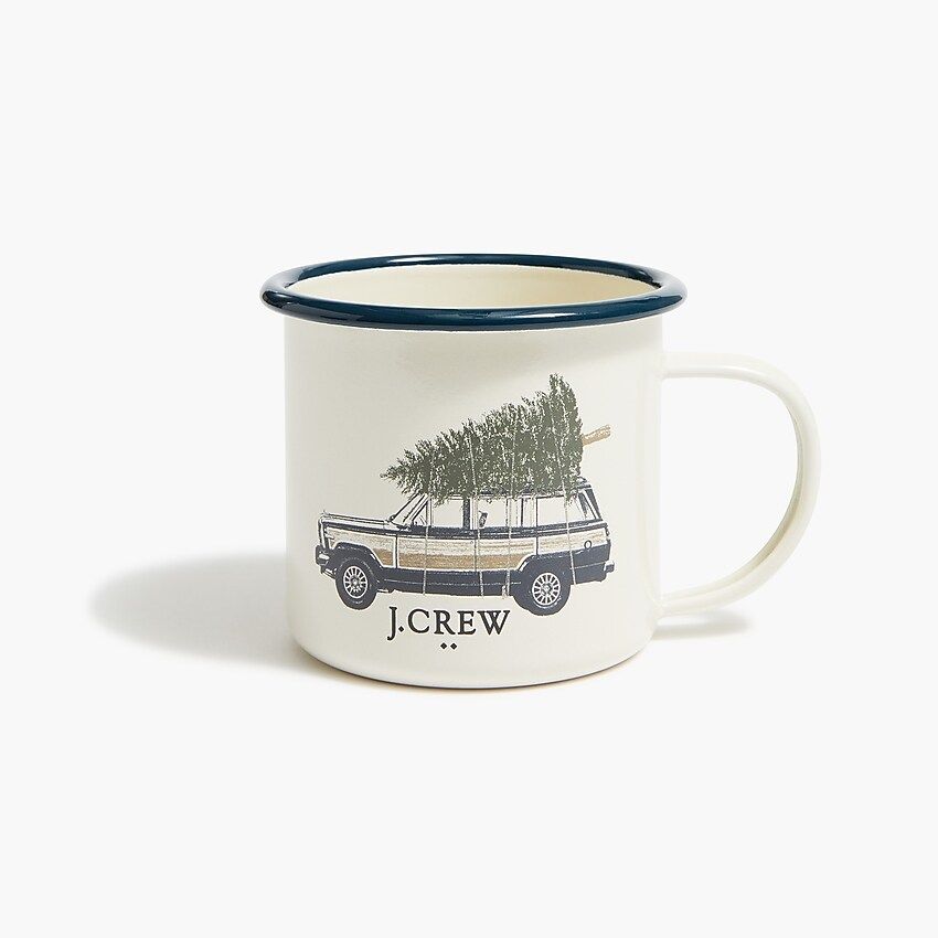 Truck and tree tin mug | J.Crew Factory