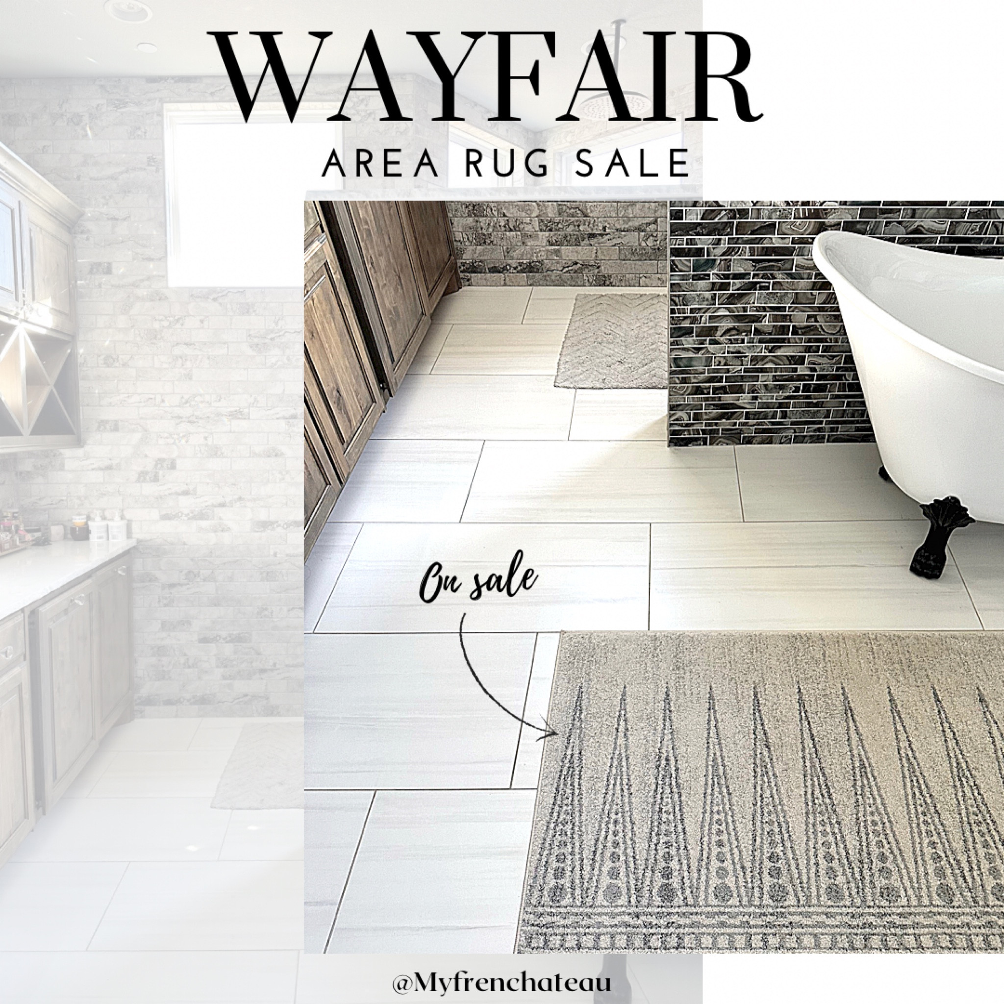 My bathroom rug is now on sale!! It comes in many sizes and a bunch of different colors!

#wayfair #arearug #decor #bathroom #bathroomdecor 

#LTKFind #LTKSale #LTKhome