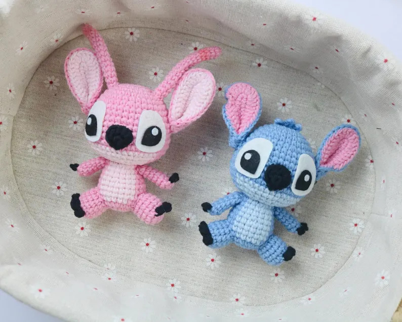 3in1 CROCHET PATTERN Mini Blue and Pink Alien Monsters Scrump (Amigurumi, Crochet, Photo tutorial... | Etsy (US)