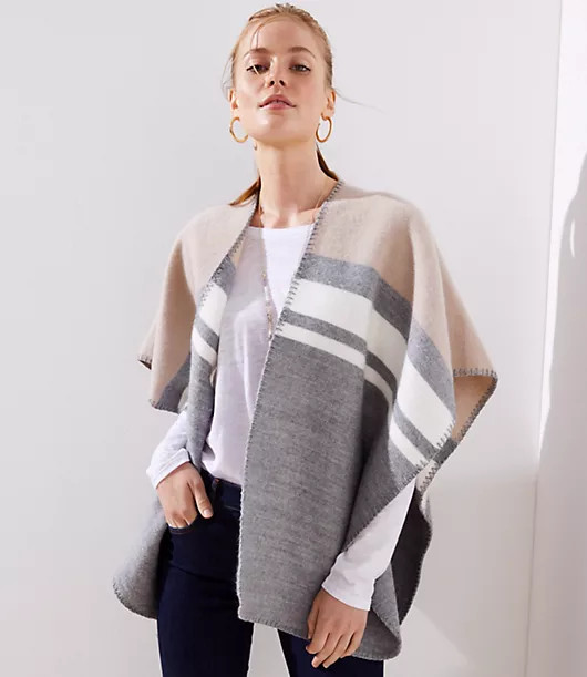 LOFT Striped Wrap | LOFT