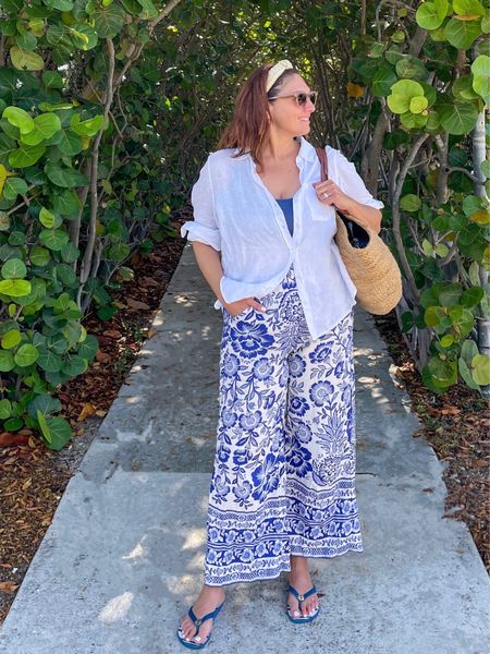 Beach bound in linen that can double as another day or night easy light outfit to stay cool in the summer heat.

Beach outfit, linen pants, linen blouse, vacation outfit 

#LTKunder100 #LTKtravel #LTKstyletip