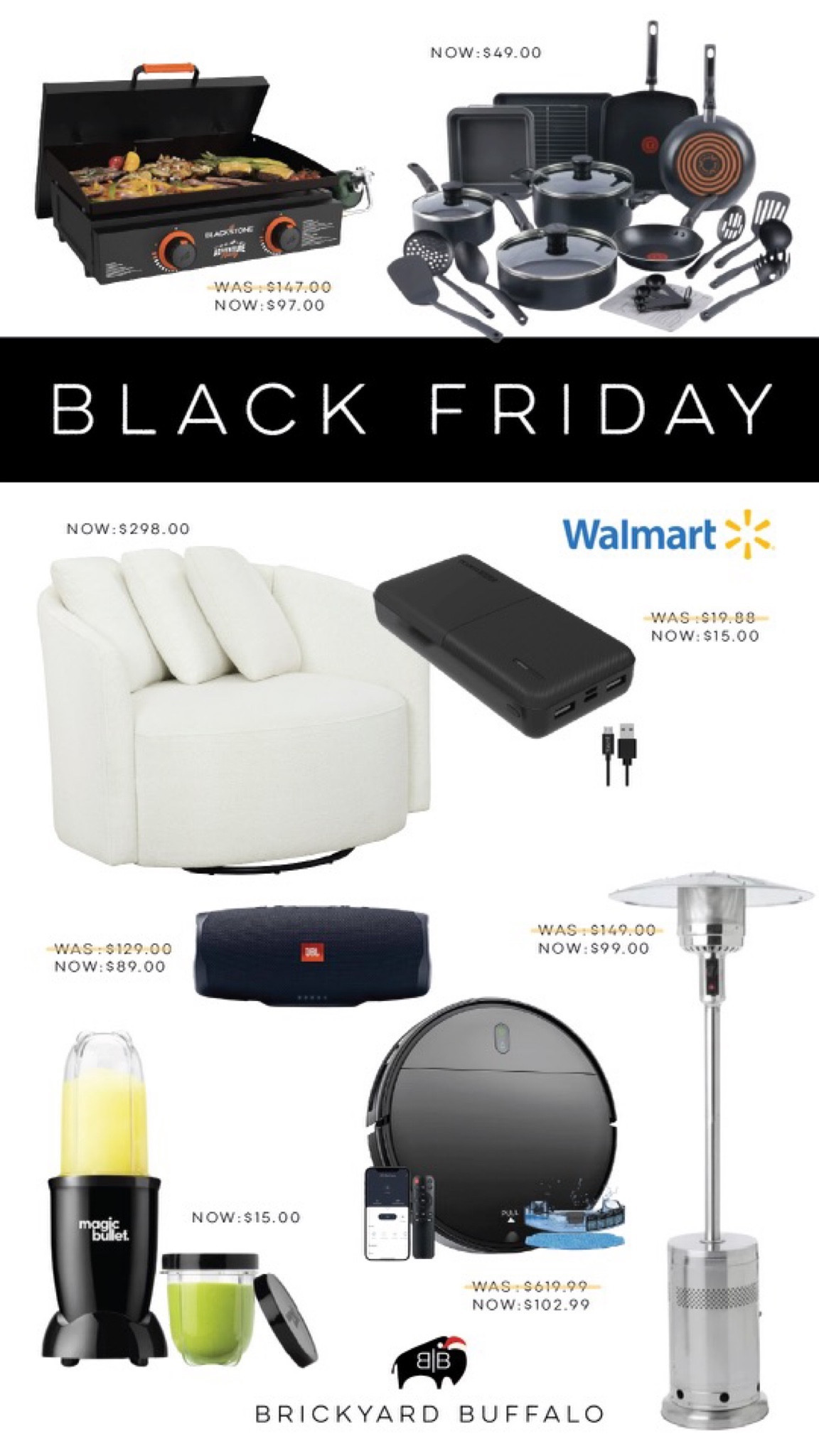 Transform your home with unbeatable deals this Black Friday at Walmart! #walmartpartner From essential appliances to stylish additions, discover incredible discounts that redefine your living space. Upgrade your lifestyle for less – seize the savings today!

#walmartfinds #iywyk @shop.ltk, #liketk liketk.it/xx @walmart

#LTKCyberSaleNL #LTKCyberWeek #LTKCyberSaleIT