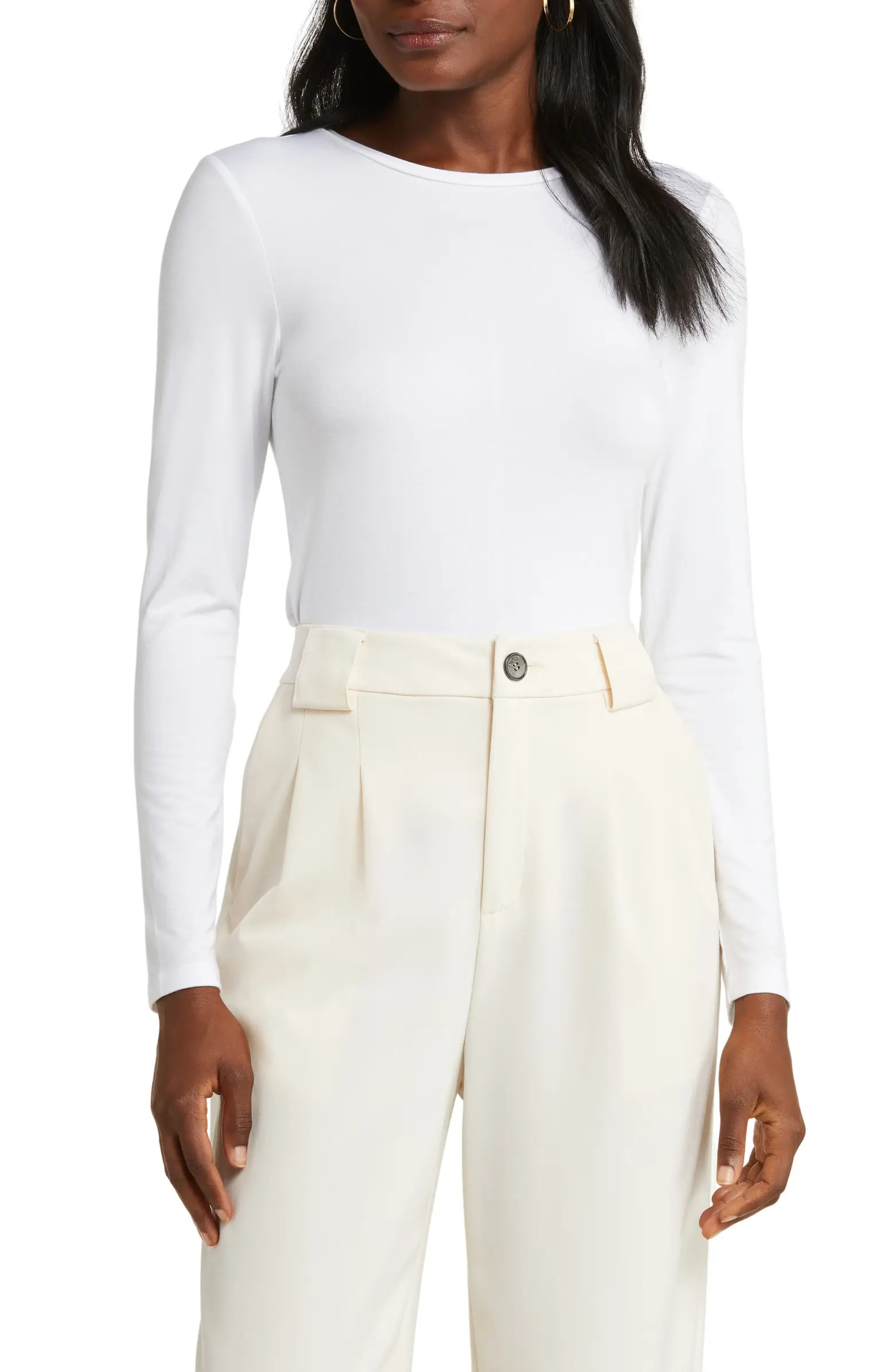 Crewneck Long Sleeve T-Shirt | Nordstrom