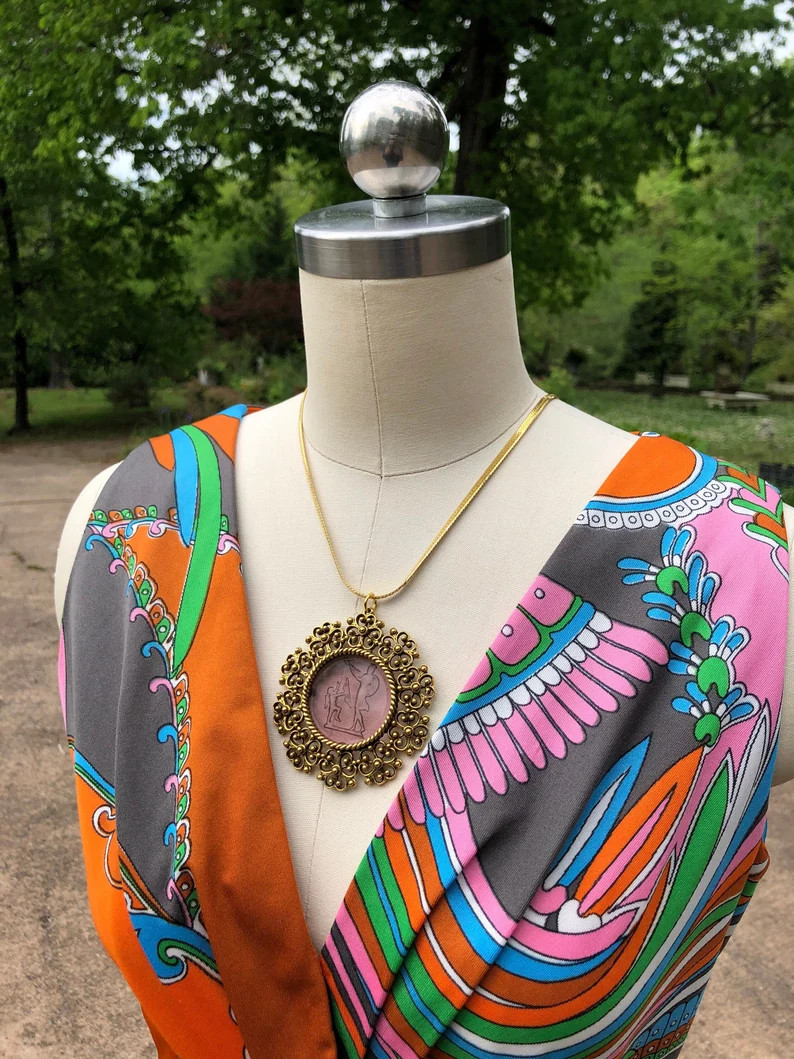 PSYCHEDELIC 70's DON LUIS Gown/70's Designer Dresses/Don Luis/70's Dresses/70's Gowns/Don Luis de... | Etsy (Global)