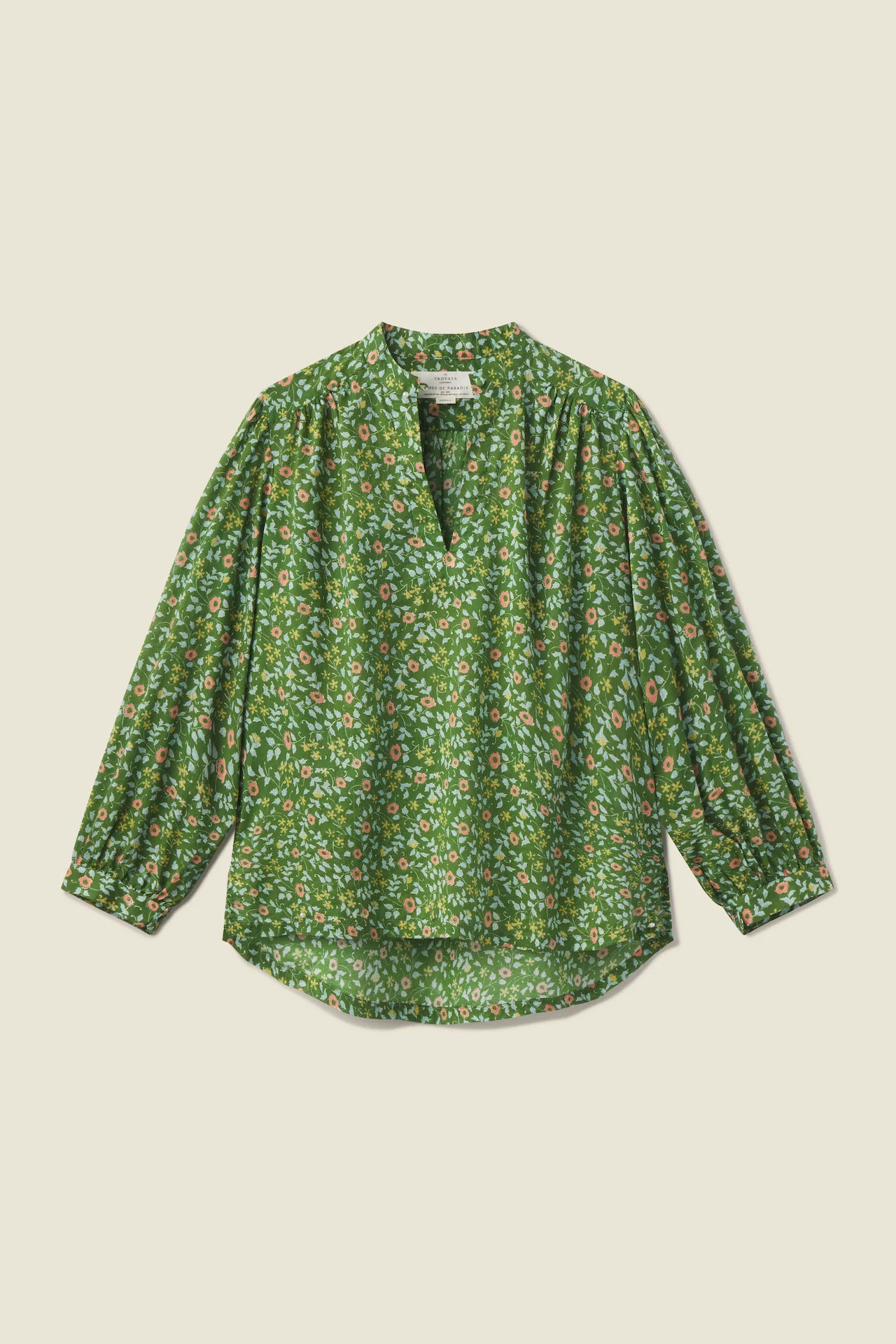 Bailey Blouse Green Ivy | TROVATA