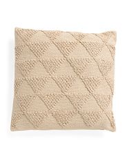 20x20 Tufted Triangle Pillow | TJ Maxx