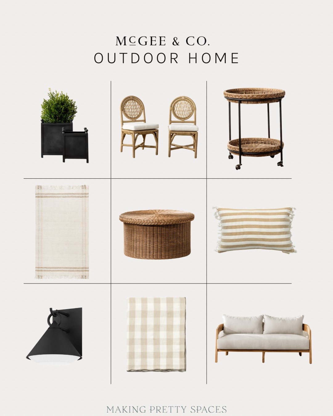 Outdoor home finds at McGee and Co | Outdoor Planters | Outdoor Decor | McGee and Co Outdoor Sale | Outdoor Patio | Outdoor Decor Ideas | Patio | Outdoor Sofa | Outdoor rug 

#LTKHome #LTKSeasonal #LTKSummerEdit