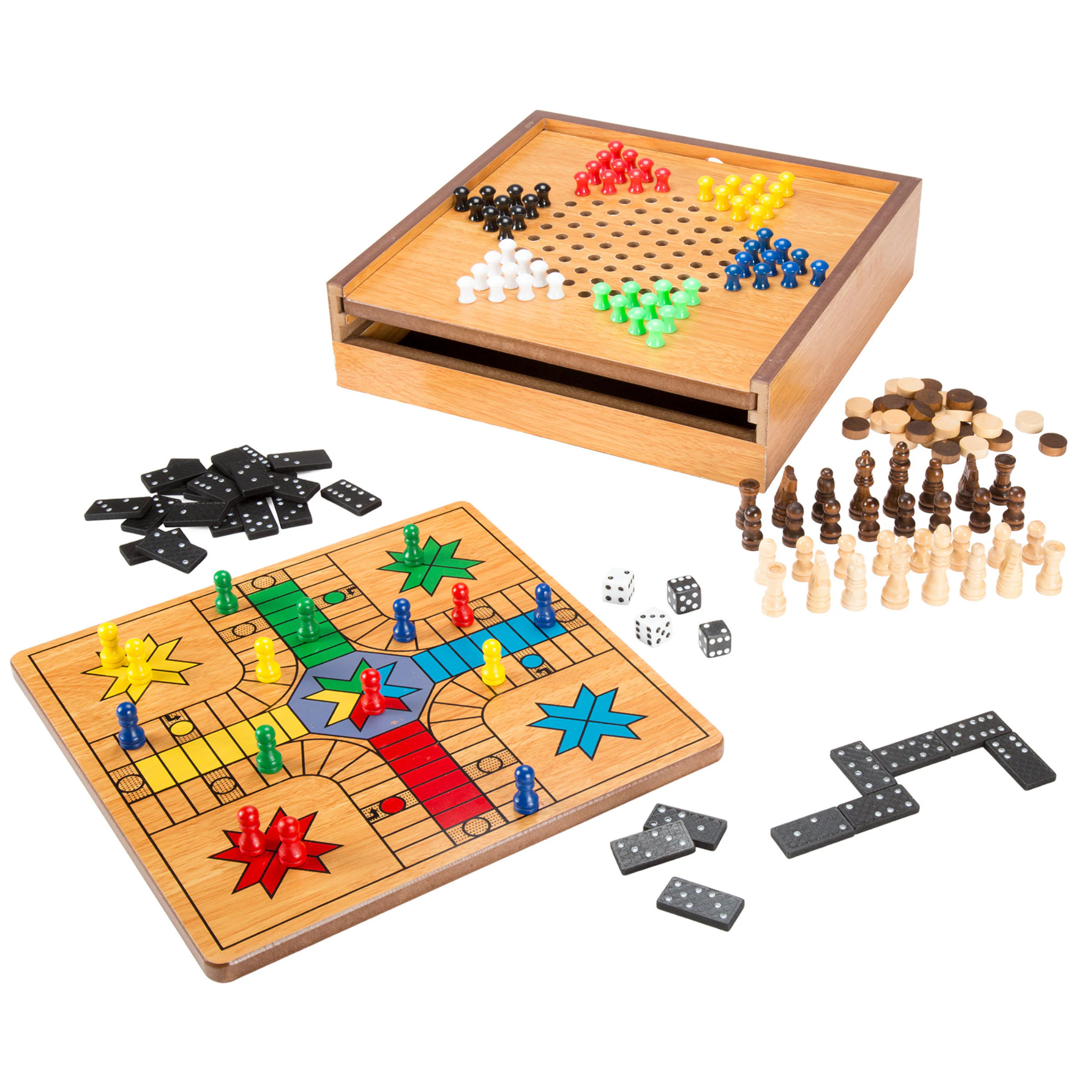 Toy Time 7-in-1 Combo Board Game and Chess Set (Board Game) | 161241OYT | Lowe's