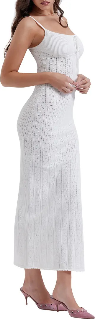 Myla Pointelle Maxi Sweater Dress | Nordstrom