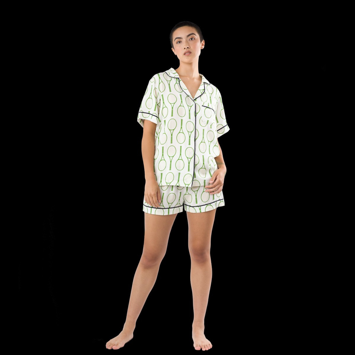 Tennis Time Pajama Shorts Set | Katie Kime Inc