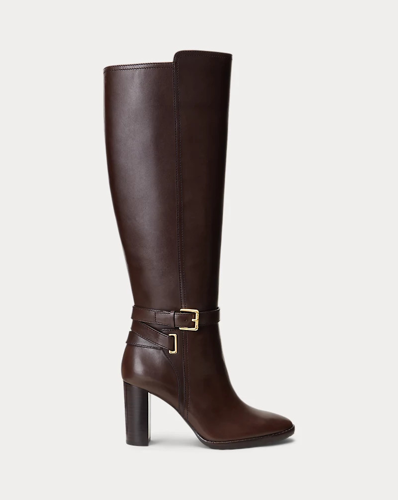 Manchester Burnished Leather Tall Boot | Ralph Lauren (UK)