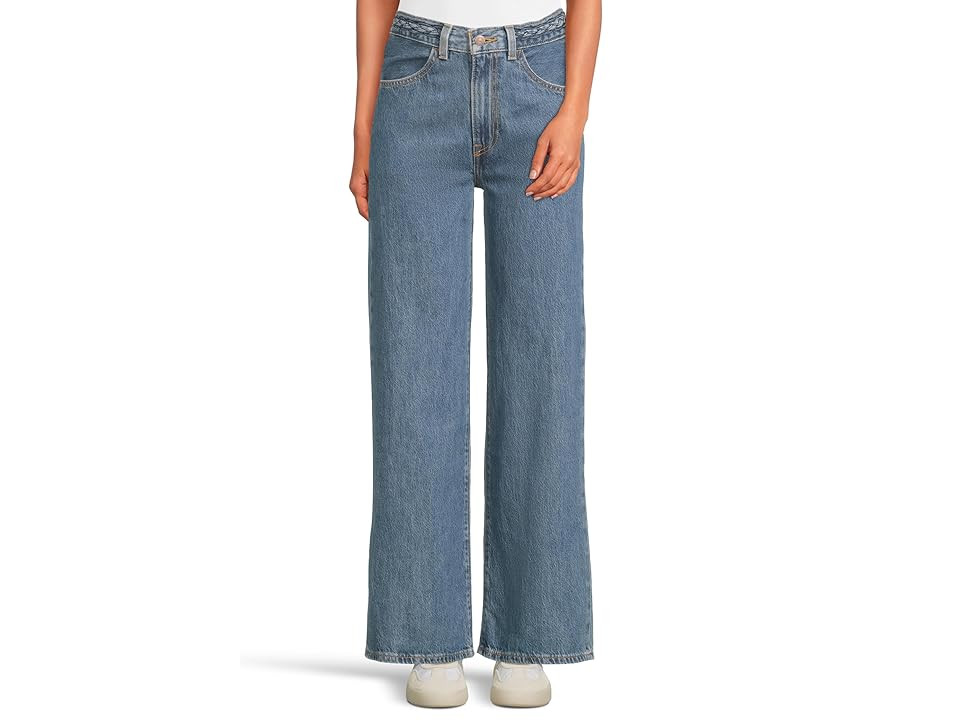 Levi's(r) Premium Ribcage Wide Leg Braided Women's Jeans Big Yikes : 29 32, Cotton/Denim | Zappos