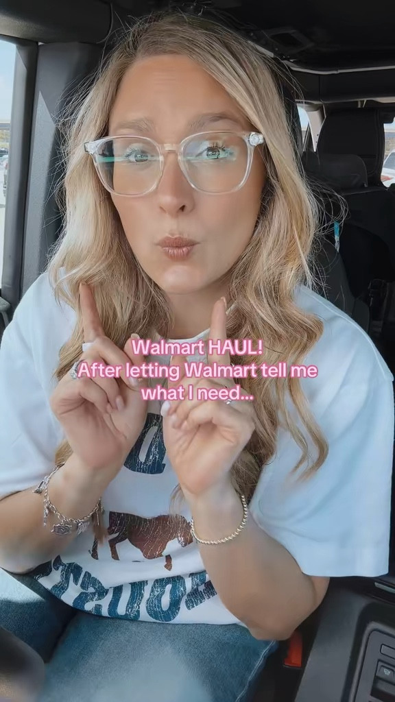 Letting @walmart decide what I needed… and honestly, they didn’t miss! #walmartfinds #walmarthaul #walmart #haulvideo #girlythings