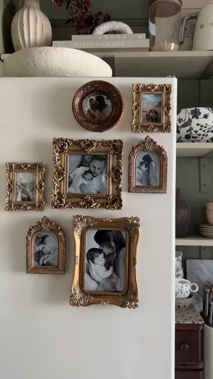Fridge frames 🤍

#LTKunder50 #LTKhome #LTKfamily