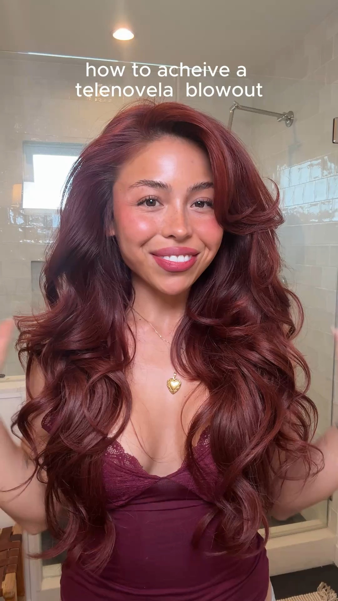 In depth bouncy sexy telenovela hair #blowout #hairtut