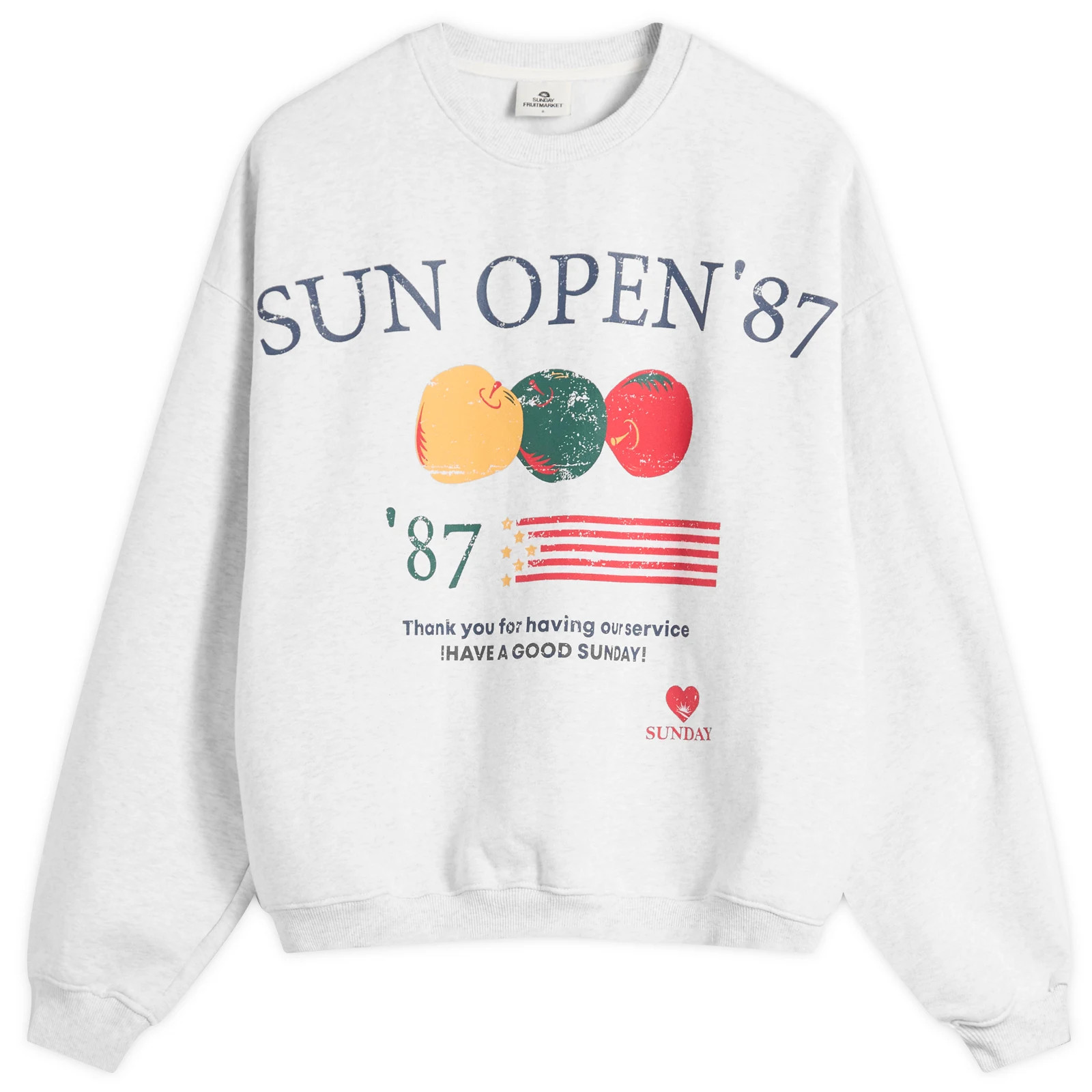 SUNDAYFRUITMARKET Open Sun Crewneck | END. Clothing