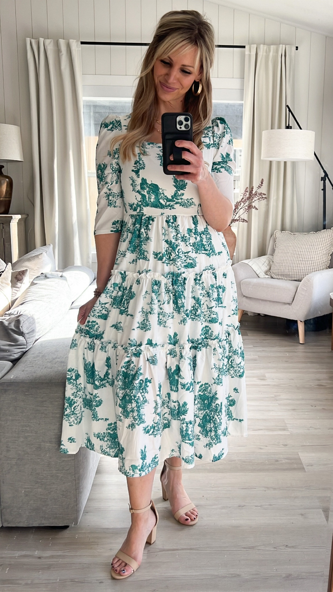 Shein Dress. This one gives me tea party vibes! I’m wearing a size small. Fits TTS. 

#LTKfit #LTKunder50 #LTKstyletip