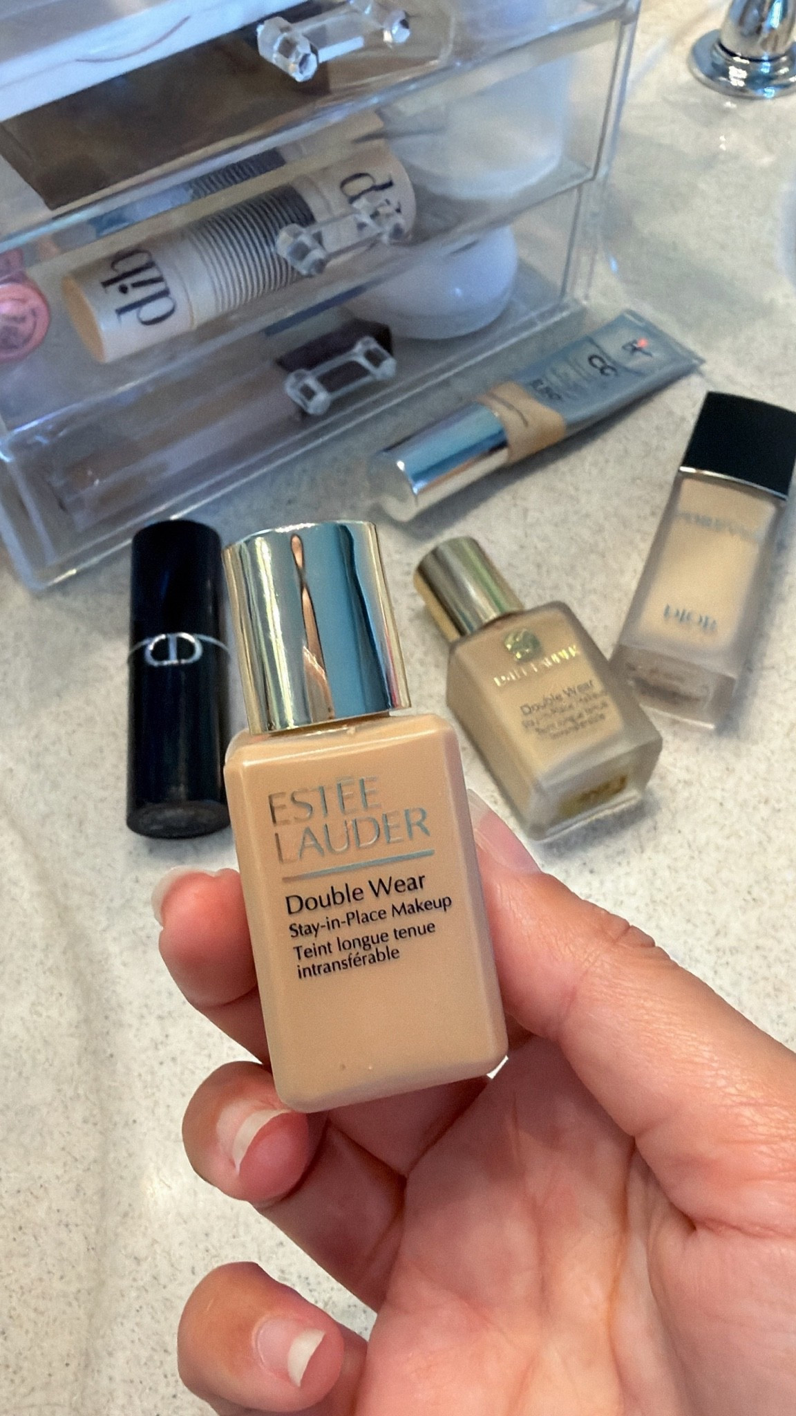 Mini double wear foundation. 
Great for travel or to buy a darker summer color! 
Ulta sale 
Favorite foundations 
Estée Lauder 2N2 and 3N1
Dior 2N and 2.5N
It Cosmetics Light Medium

#LTKgrwm #LTKstorytime #LTKBeauty