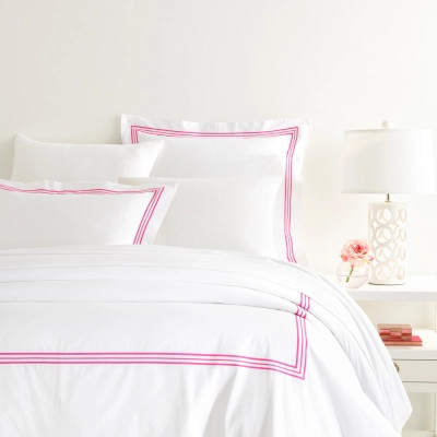 Trio Fuchsia Duvet Cover | Annie Selke