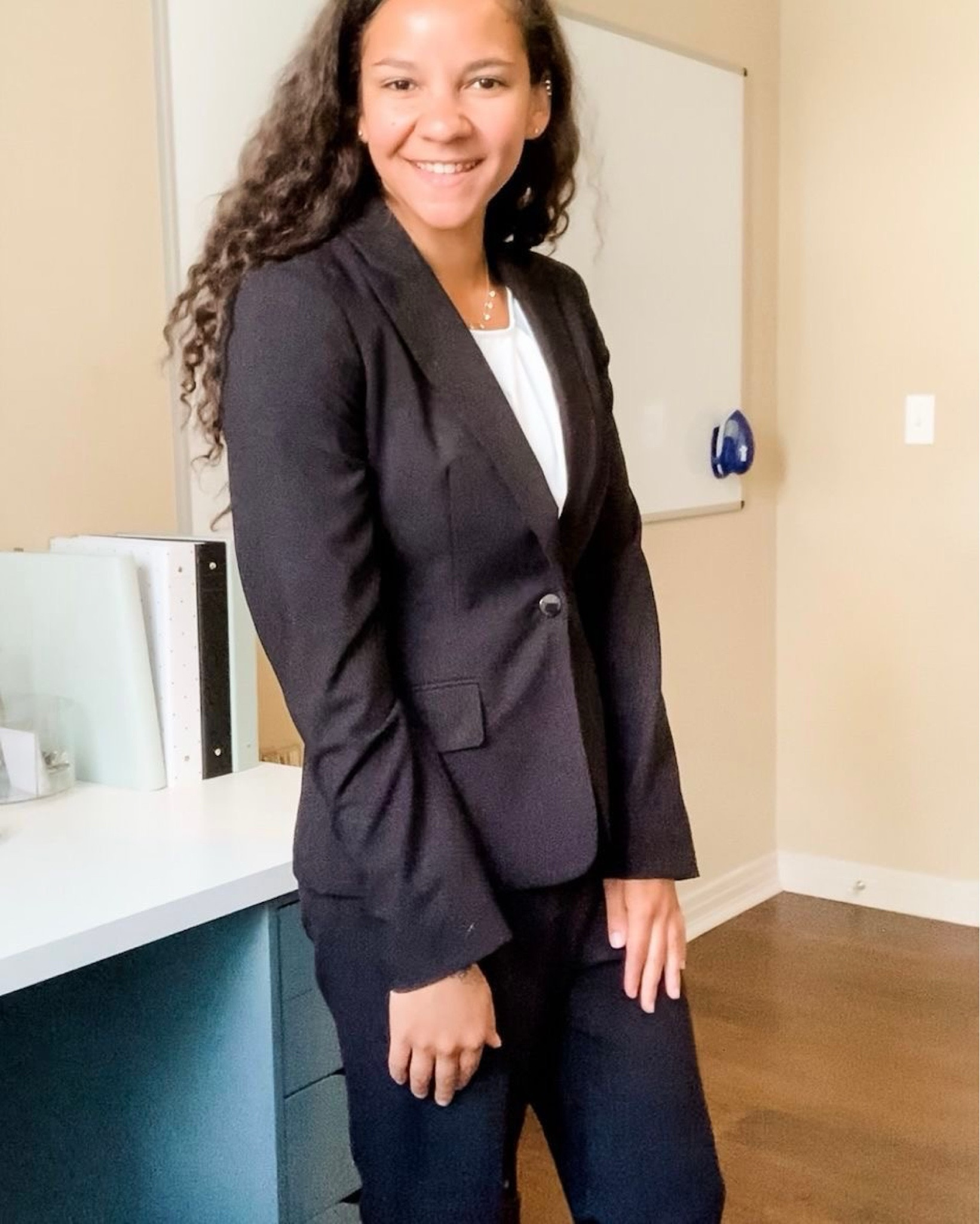 Medical school interview outfit! 🩺 the shoes linked are Amazon Rothy dupes that are BETTER than Rothy’s. Love them & comfy enough for clinic too! 

#LTKworkwear #LTKfindsunder100