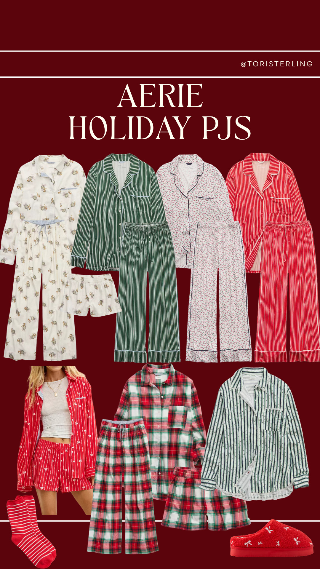 Aerie has the cutest holiday pjs right now! The Real Soft pajamas are my favorite :) 

 #LTKHoliday #LTKselfcare #LTKSeasonal