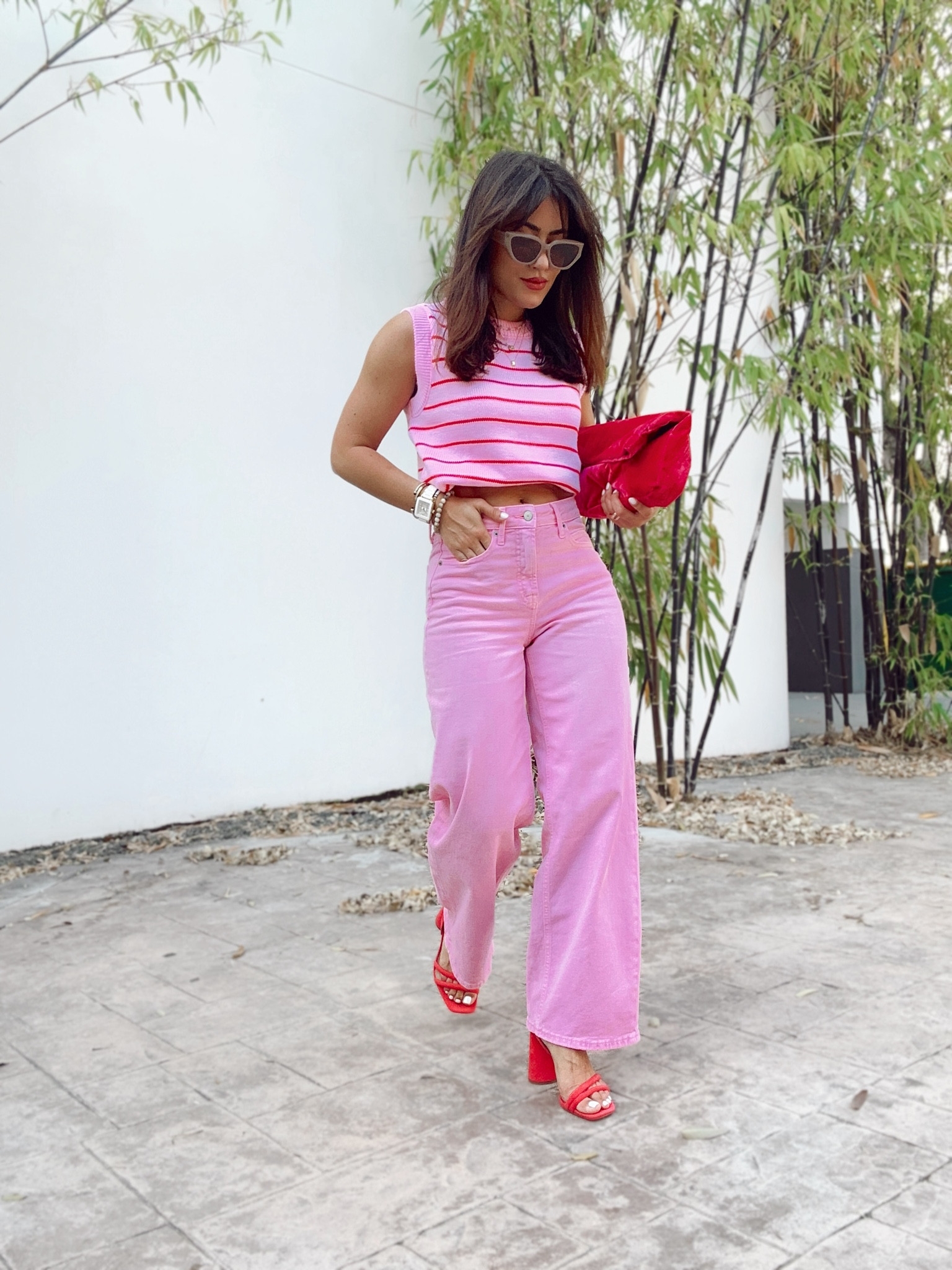 ALL PINK OUTFIT 💗

Pink jeans, high waisted jeans, pink heels, Sam Edelman, old navy, affordable, knit vest, knit top, spring style, Easter, Amazon fashion. 

#LTKFestival #LTKSeasonal #LTKstyletip