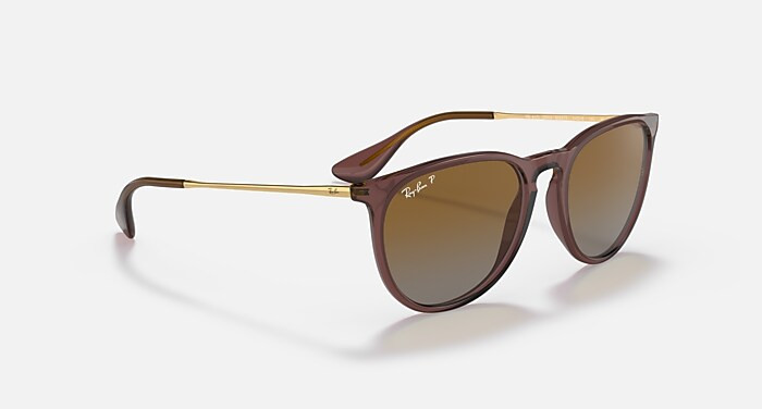 Ray-Ban Sunglasses Women Erika Classic Polarized - Light Havana Frame Brown Lenses 54-18 | Ray-Ban (US)
