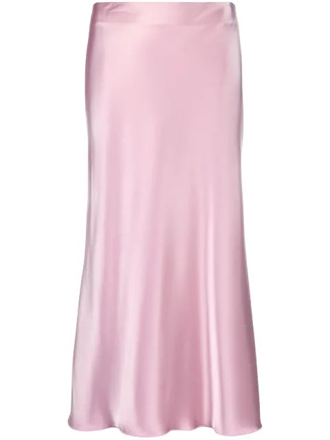 Midirock aus Satin | Farfetch (DE)