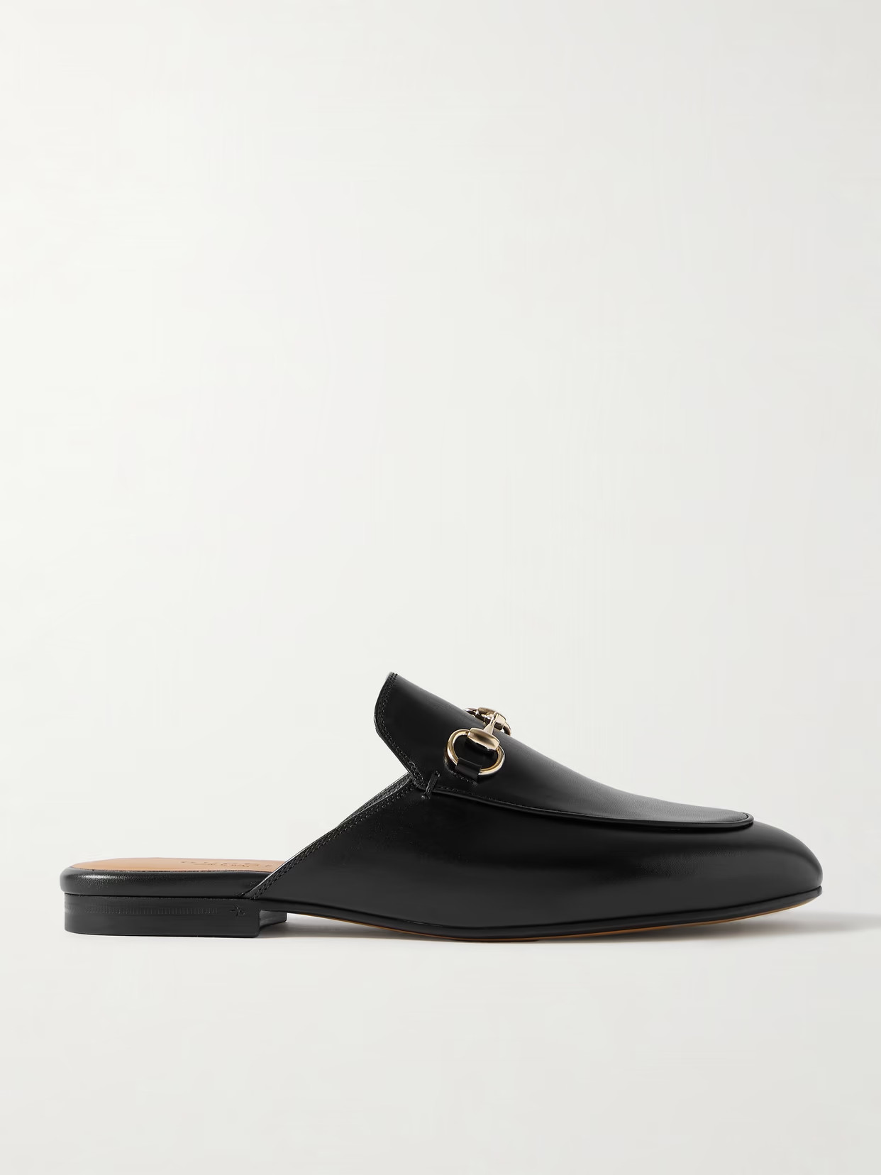 Gucci - Princetown Horsebit-detailed Leather Slippers - Black | NET-A-PORTER (US)