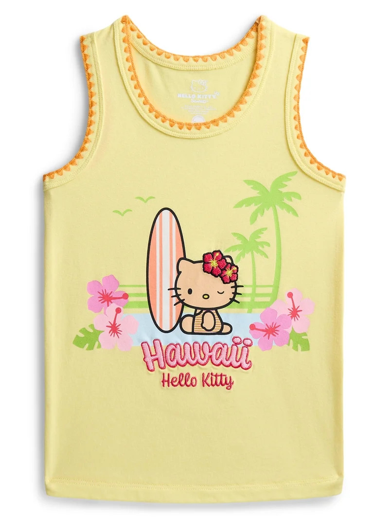 Hello Kitty and Friends Girls Graphic Tank Top, Sizes XS-2XL | Walmart (US)