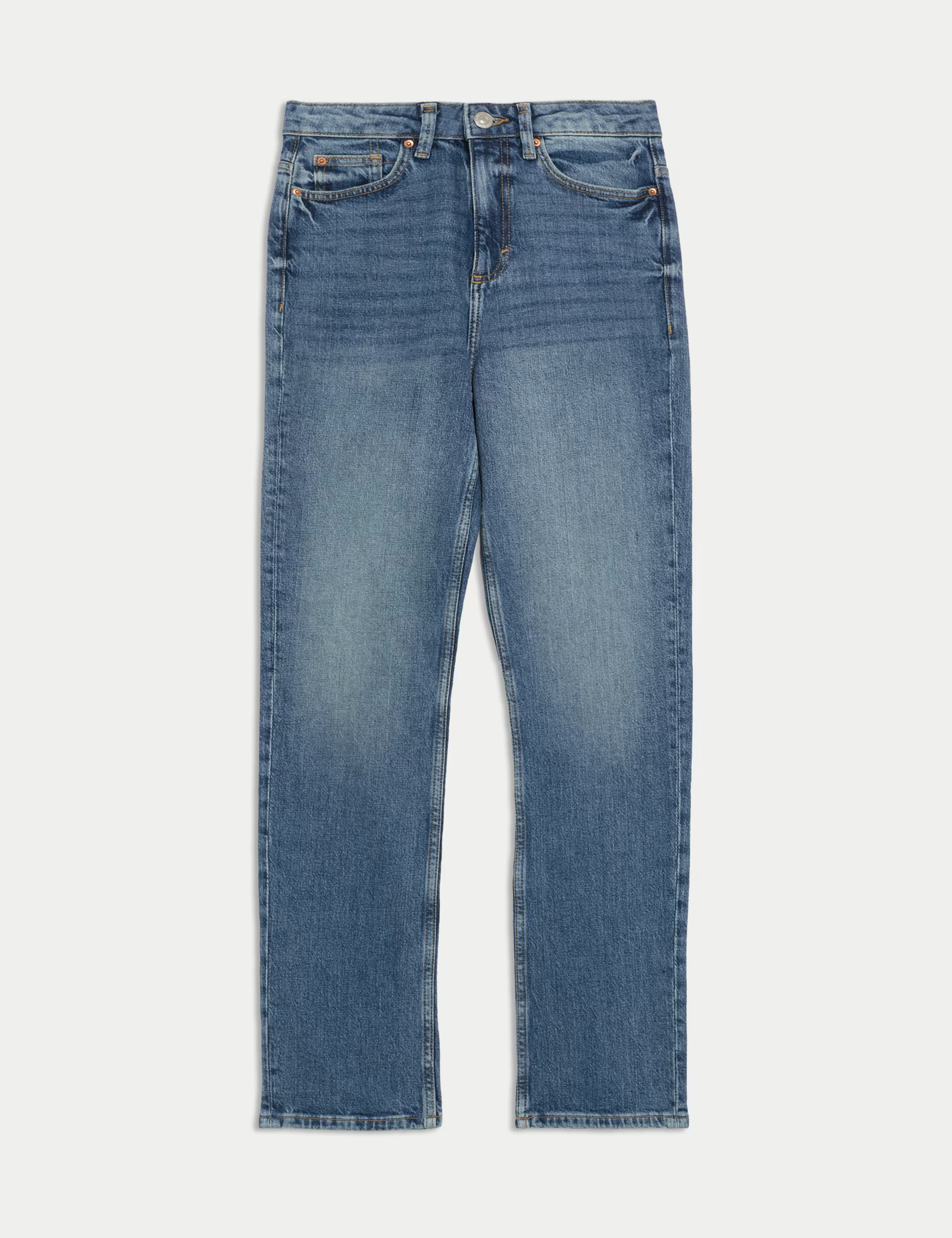 High Waisted Stovepipe Straight Leg Jeans | Marks & Spencer (UK)
