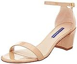 Stuart Weitzman Women's Simple Sandal, Adobe Aniline, 4.5 Medium US | Amazon (US)