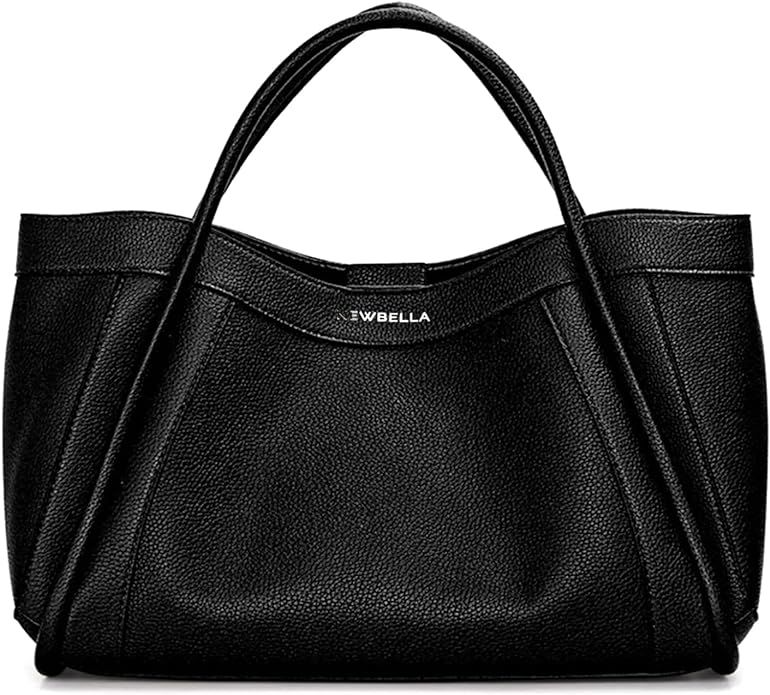 NEWBELLA Tote Bag for Women, Large Capacity Crossbody Handbag Hobo with Buckle Closure | Amazon (US)