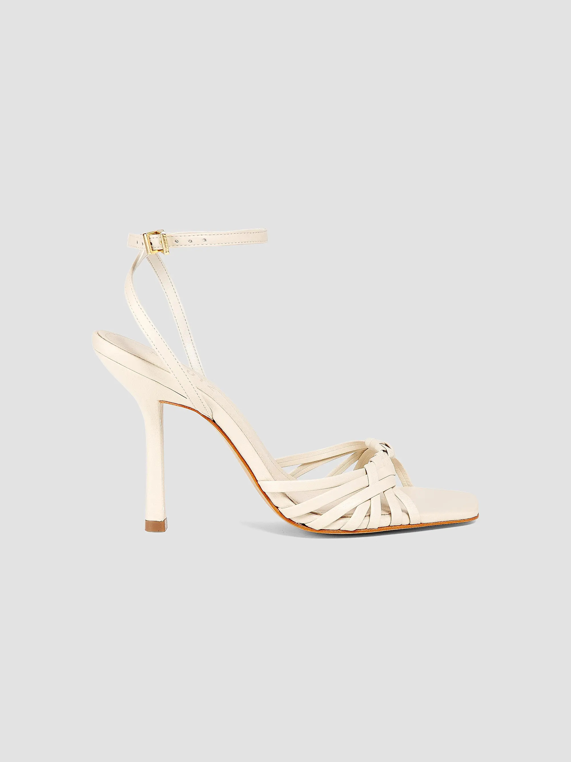 Tara 110MM Crisscross Leather Stiletto Sandals | Saks Fifth Avenue