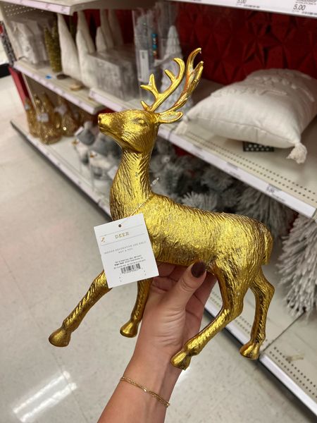 Target holiday decor | gold reindeer | mantle decor 



#LTKHoliday #LTKhome #LTKSeasonal