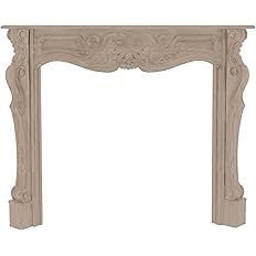 Pearl Mantels 134-48 Deauville Fireplace Mantel, 48-Inch, Unfinished | Amazon (US)