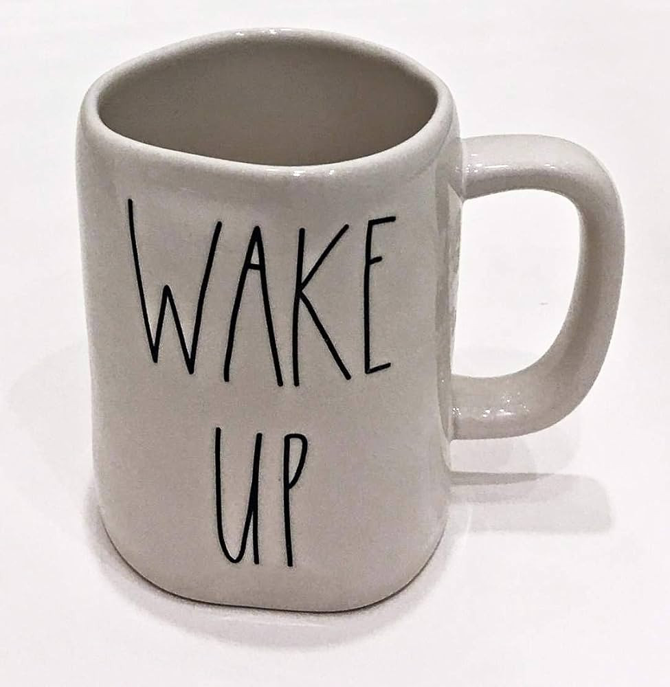 Rae Dunn by Magenta WAKE UP Ceramic LL Coffee Mug | Amazon (US)