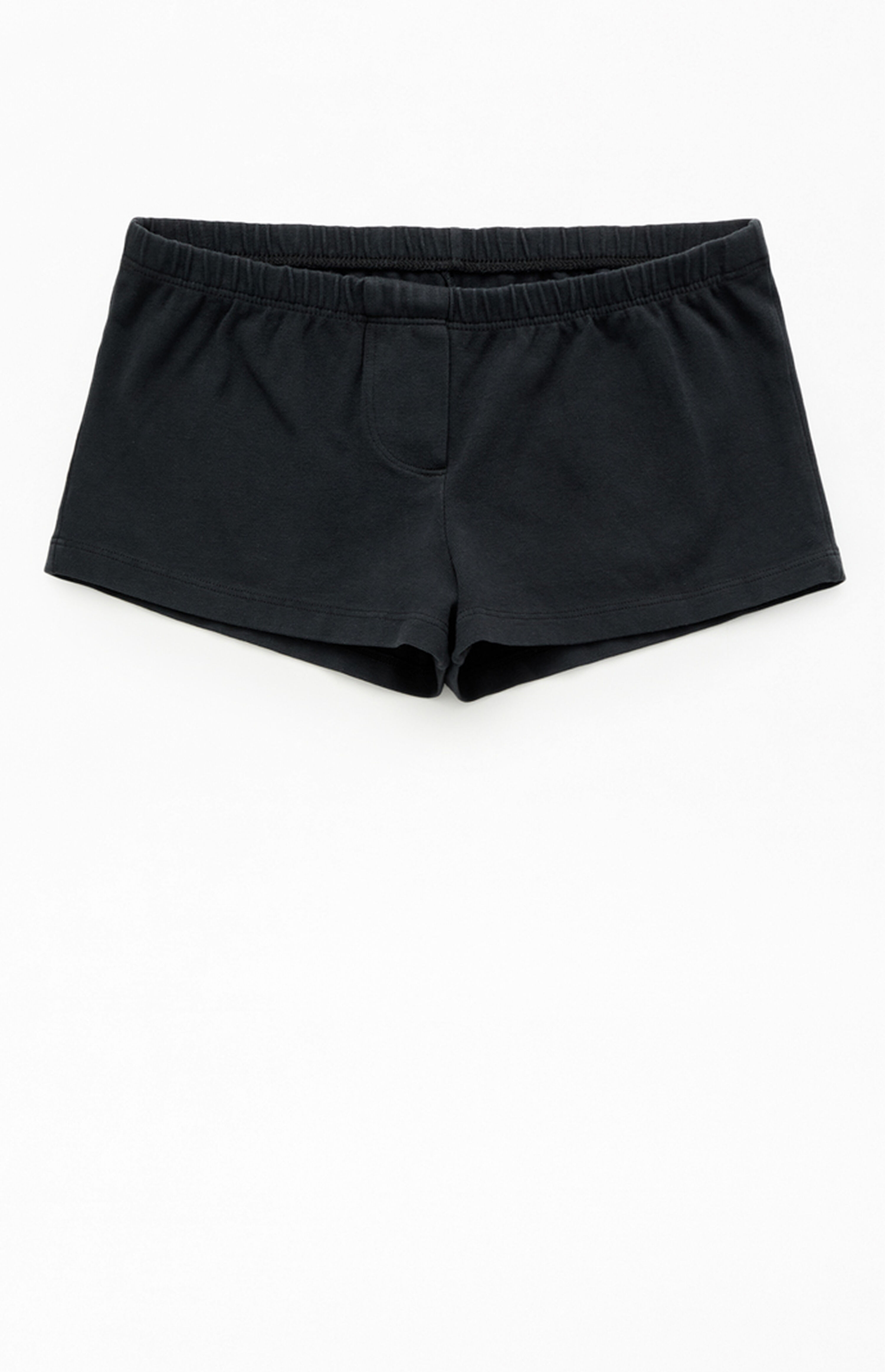 John Galt Black Boxer Shorts | PacSun