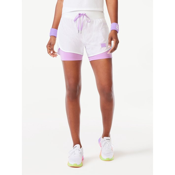 Love & Sports Women's Running Shorts with Compression Liner | Walmart (US)