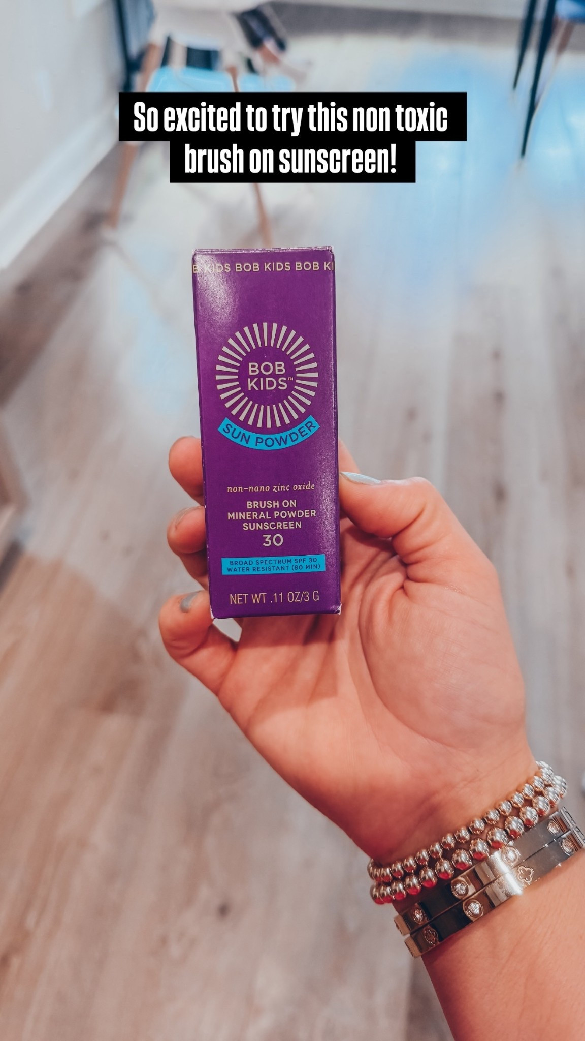 So excited to try this non toxic brush on sunscreen!