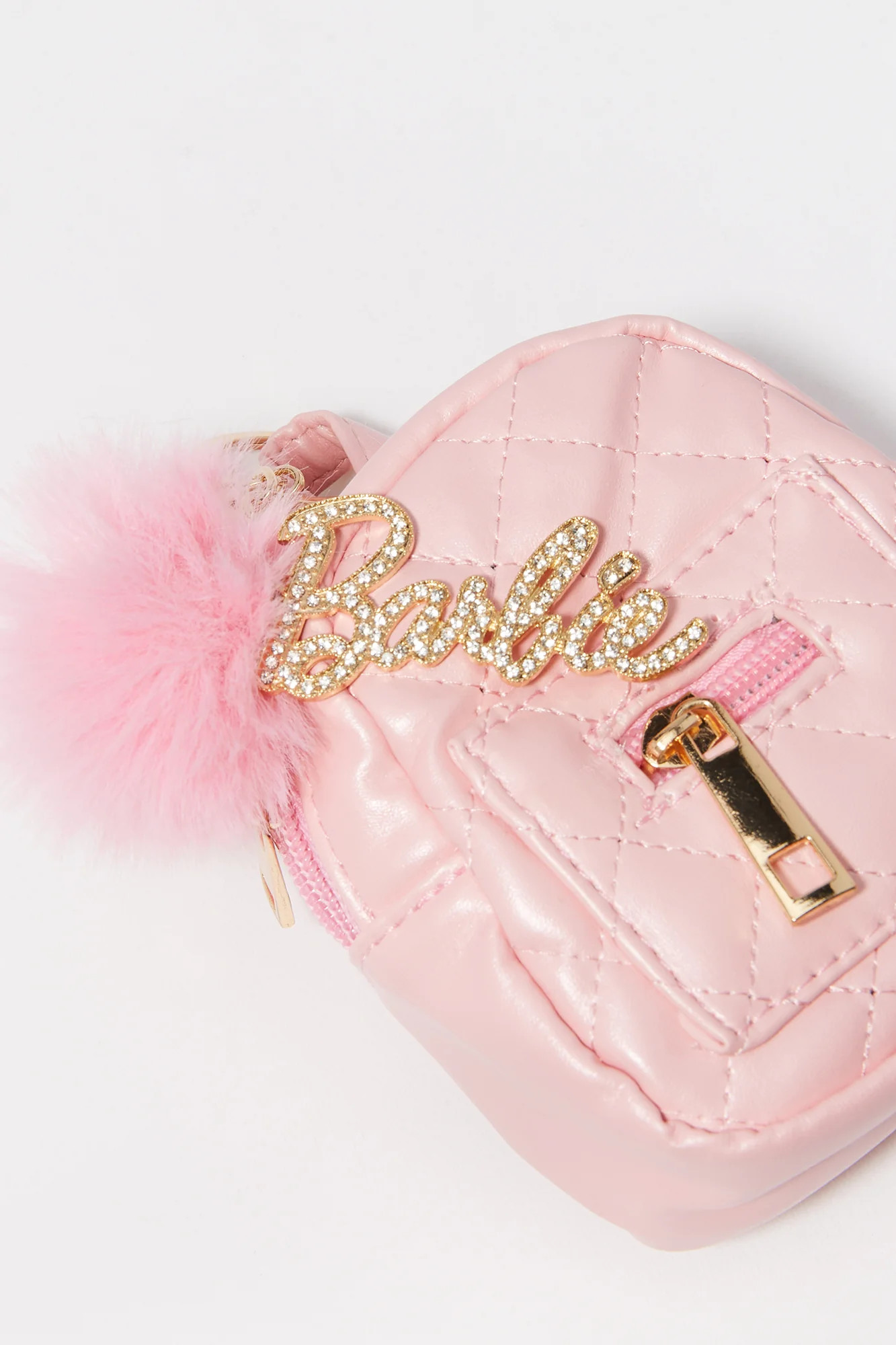 Barbie™ Pink Keychain Quilted Mini Backpack | Urban Planet